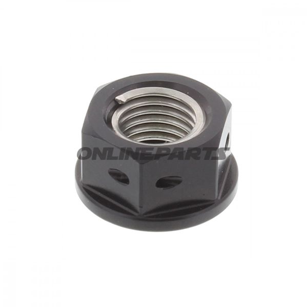 Sprocket Nut Jmp By Proboltm10x1.25Mm Alu Drilled Black
