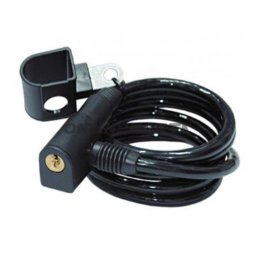 Cable Lock Black8x1500mm Urban