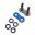 Rk Hollow Rivet Linkblue 525 Xso