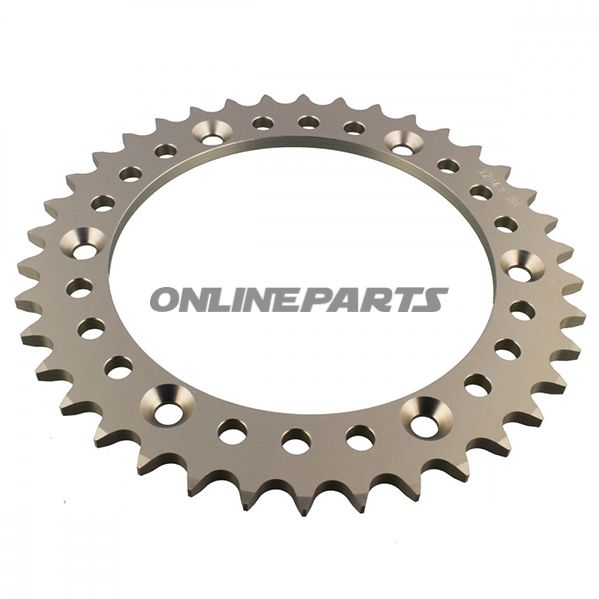 Rear Sprocket Alu 38Z Teilung 520 Silveresjot Inner Diameter 136 Bolt Spacing 156