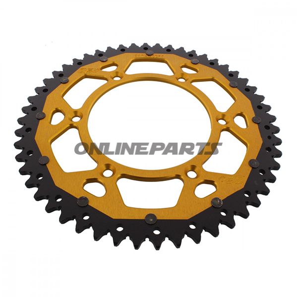 Rear Sprocket Dual 52 Tooth Pitch 520 Goldzf Inner Diameter 125 Bolt Spacing 150