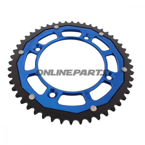 Rear Sprocket Dual 50 Tooth Pitch 428 Bluezf Inner Diameter 110 Bolt Spacing 132