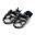 Foot Rests Kit Black Accossatomotocross