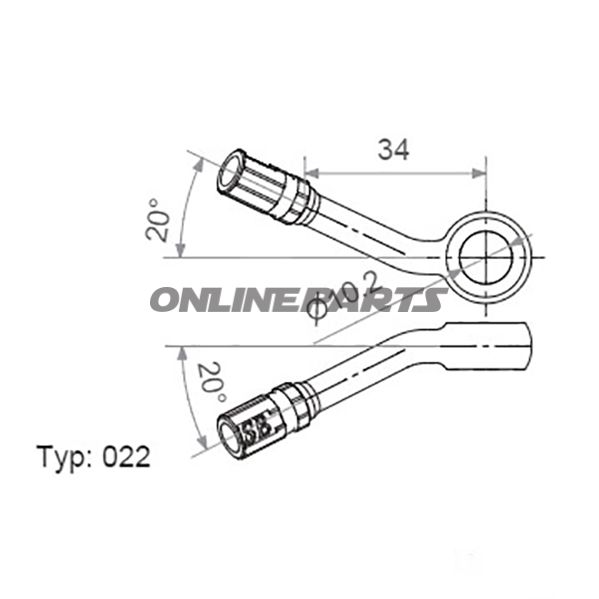 Vario Banjo Fittingtyp022 10 Mm 20+20 Chrom
