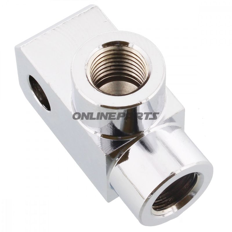 2 Way Distributor Screwed Angledtyp832 3/8 Unf Chrome