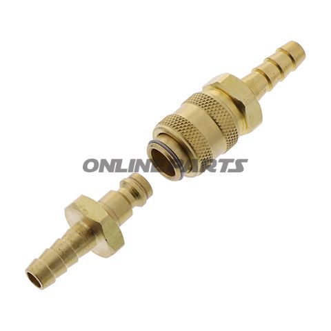 Brass Quick Release Fuel Coupling6mm - Jmp