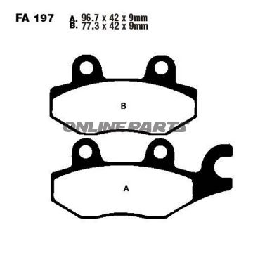 Brake Pads Sintered Gpfax Ebc Gpfax197hhoder 7870305