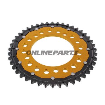 Rear Sprocket Dual 44 Tooth Pitch 530 Goldzf Inner Diameter 112 Bolt Spacing 138