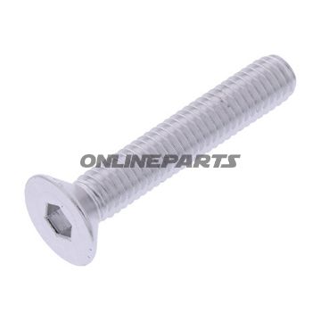 Countersunk Screwm6x1.00Mm 35Mm Alu Silver