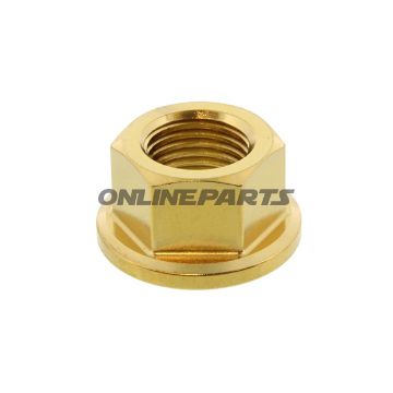Møtrik Tandhjul JMP Bolt M10 x 1.00 mm Rustfrit stål V4A guld