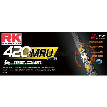 Rk U-Ringkette 420Mru/104Open Chain With Clip Link