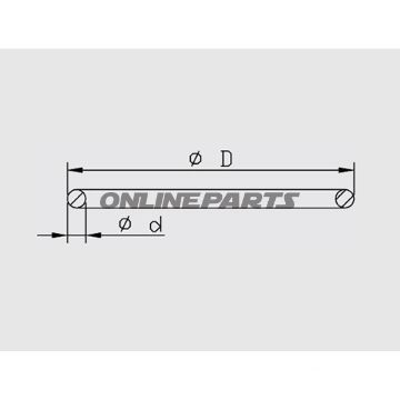 O-Ring For Piston Suspension Strut50 Mm Kayaba
