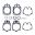 Topend Gasket Kit Athenafor Standard Cylinder Kit