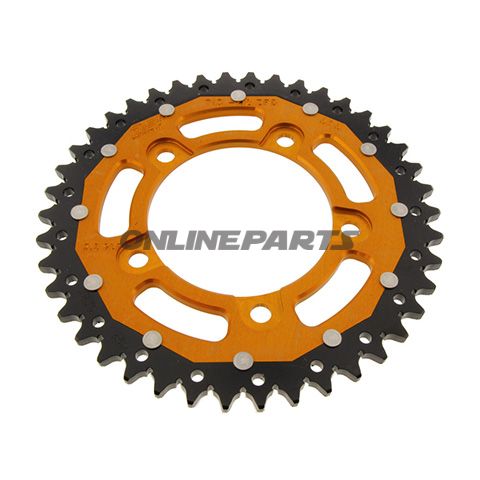 Rear Sprocket Dual 42 Tooth Pitch 525 Goldzf Inner Diameter 100 Bolt Spacing 120