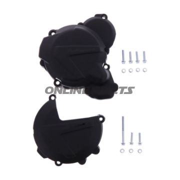 Clutch/ Ignition Cover Protector Blackkit