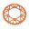Rear Sprocket Aluminium 50 Tooth Pitch 520 Orangejt Inner Diameter 125 Bolt Spacing 150