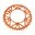 Rear Sprocket Aluminium 48 Tooth Pitch 520 Orangejt Inner Diameter 125 Bolt Spacing 150