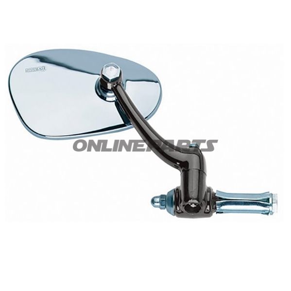Spejl Oval Chrom, Højreright Hand