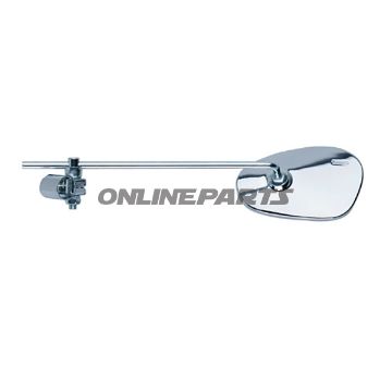 Spejl Oval Chrom, Venstreleft Hand