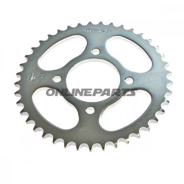 Bagtandhjul 49 T, Størrelse 428Inner Diameter 58 Bolt Spacing 78