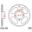 Bagtandhjul 48 T, Størrelse 428Inner Diameter 58 Bolt Spacing 78