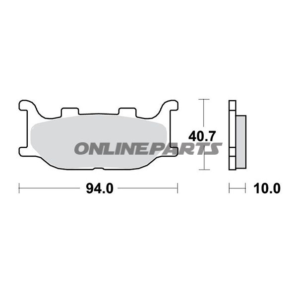 Brake Pads Sintered Sv Trwaltn 7329162