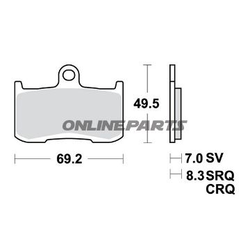 Brake Pads Std Trw Lucasalternative: 7324304
