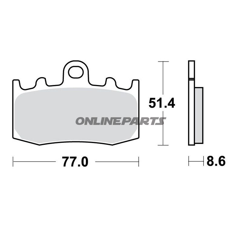 Brake Pads Std Trw Lucas Mcb748alternative: 7324163