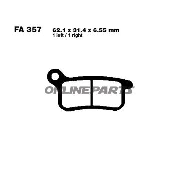Brake Pads Sintered R Ebc Fa357raltn 7874027