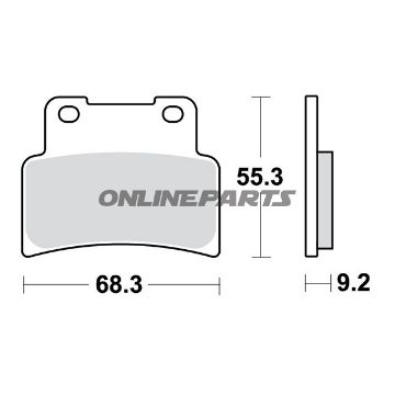 Brake Pads Std Trwaltn 7322423