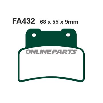 Brake Pads Std Ebc Fa432altn 7874688