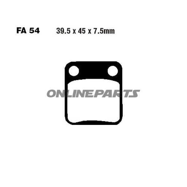 Brake Pads Scooter Ebc Sfa054oder 7870191
