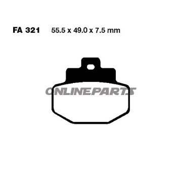 Brake Pads Scooter Ebc Sfa321oder 7870234