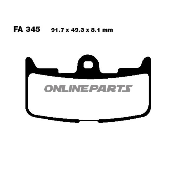 Brake Pads Sintered Epfa Ebc