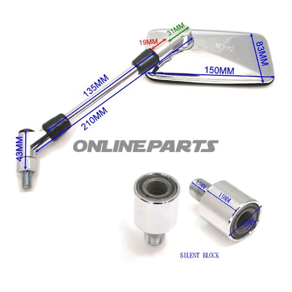 Mirror Chrome Jmpright Hand