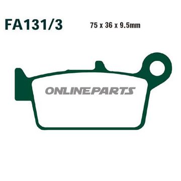 Brake Pads Scooter Ebc Sfa131/3Altn 7872203