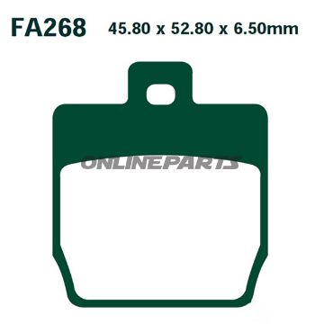 Brake Pads Scooter Ebc Sfa268altn 7872542