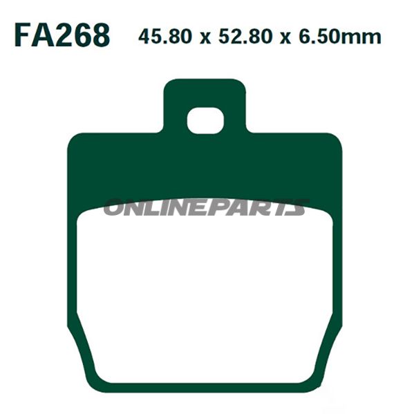 Brake Pads Scooter Ebc Sfa268altn 7872542