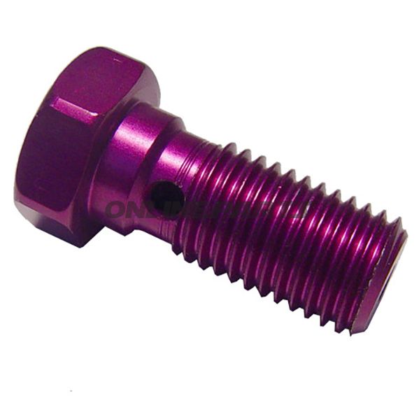 Banjo Bolt Single M10x1.25 Violetalu Violett