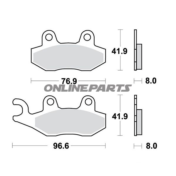 Brake Pads Sintered Trwaltn 7329014