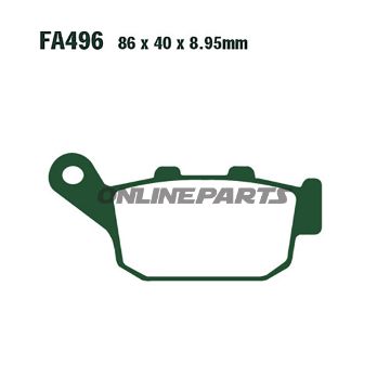 Brake Pads Std Ebc Fa496altn 7875354