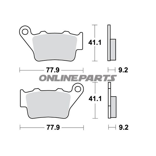 Brake Pads Std Trwaltn 7377542/7630066