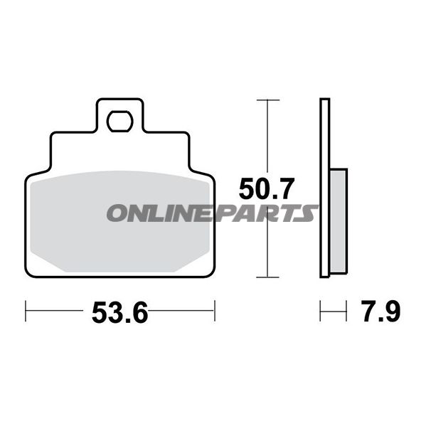 Brake Pads Scooter Trwaltn 7320765