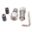 Handlebar Ends Aluminium Silver17/13Mm Jmp