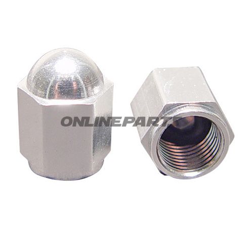 Valve Caps Aluminium Silverjmp