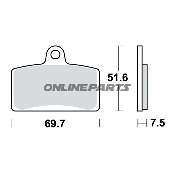 Brake Pads Std Trwaltn 7321342