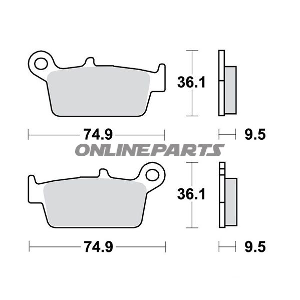 Brake Pads Offroad Trw