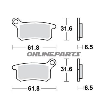 Brake Pads Offroad Trwaltn 7324379