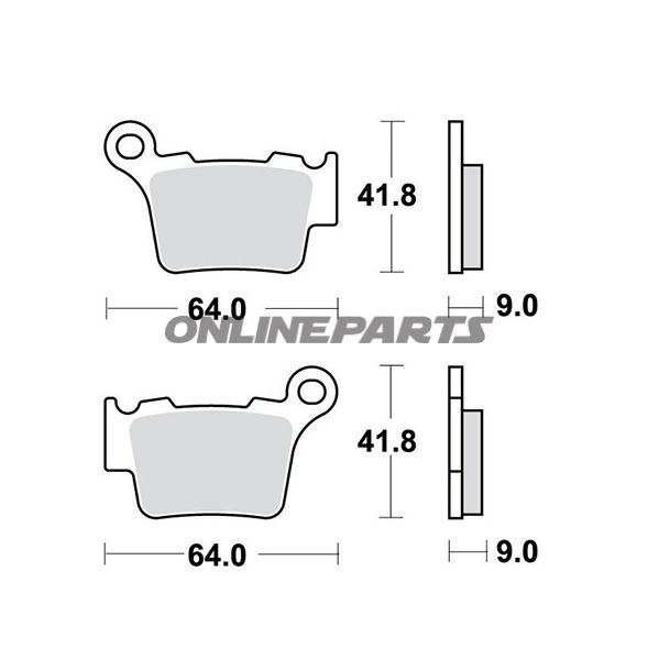 Brake Pads Offroad Trwaltn 7320047