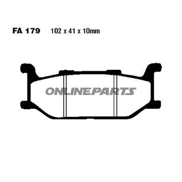 Brake Pads Semi-Sint V Ebc Fa179v